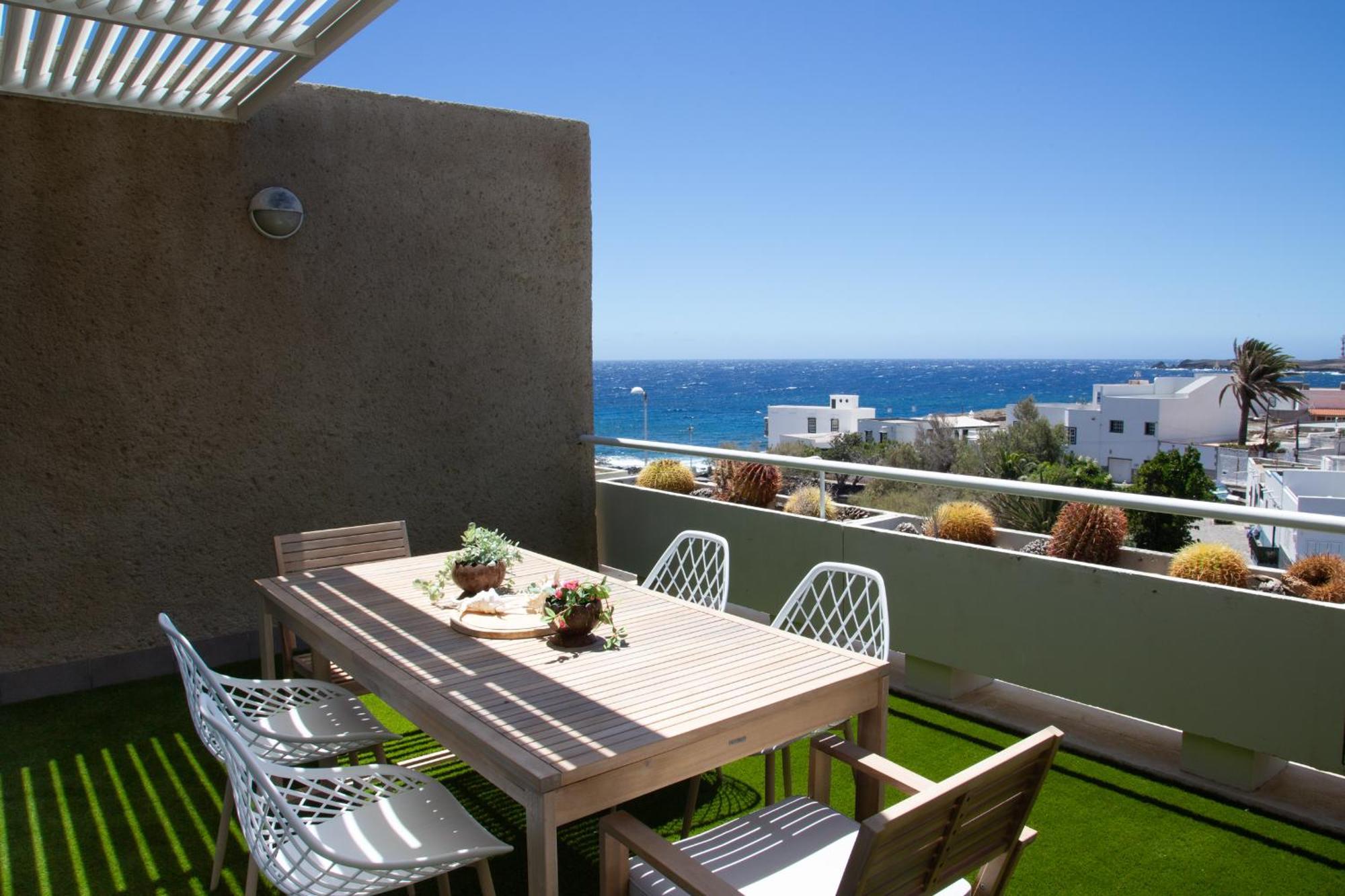 Sea View Apartment 2B Poris de Abona Dış mekan fotoğraf